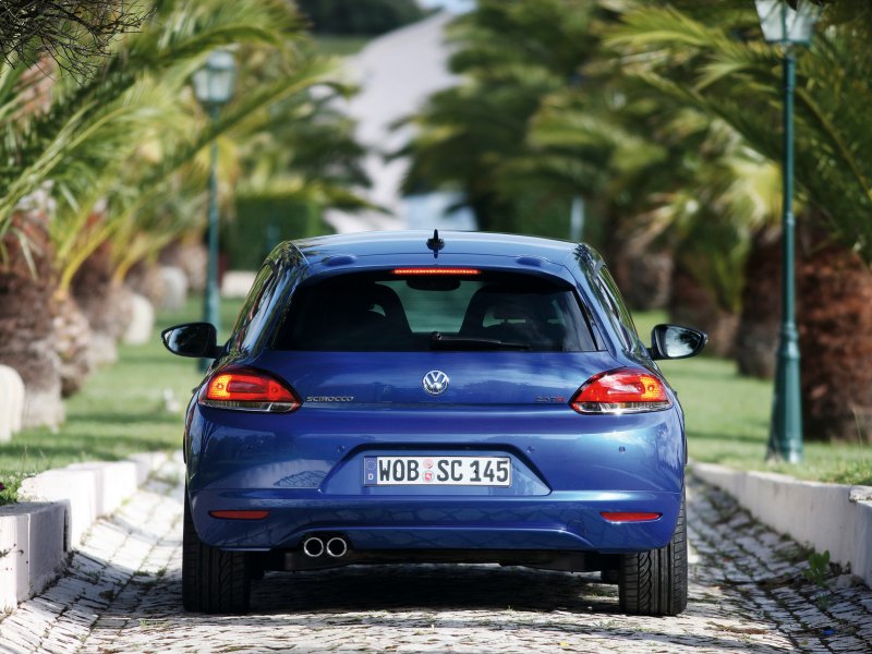 Volkswagen Scirocco 1 сзади