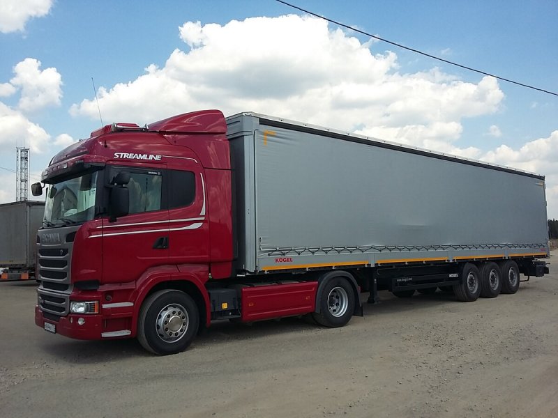 Скания р 440 с полуприцепом