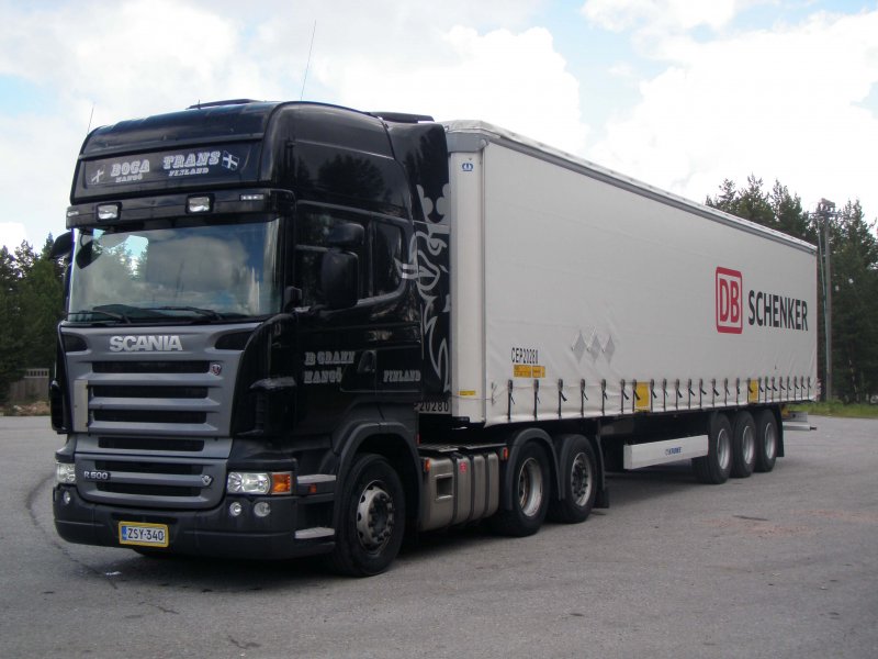 Scania g440 с полуприцепом
