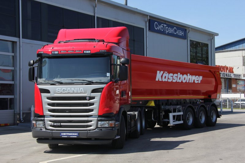 Scania g400 6x4 тягач