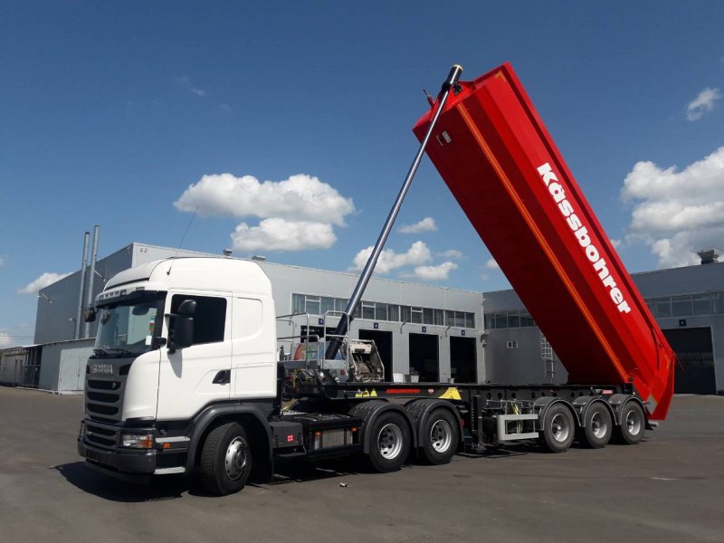 Scania g440 с полуприцепом
