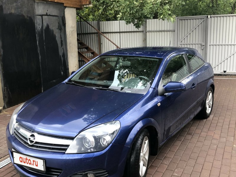 Opel Astra h синий
