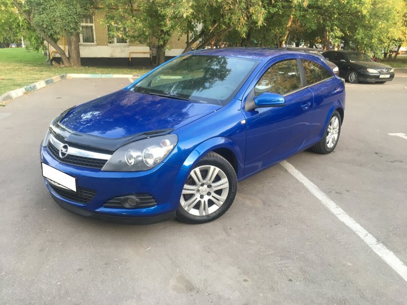 Opel Astra h 2007 синяя