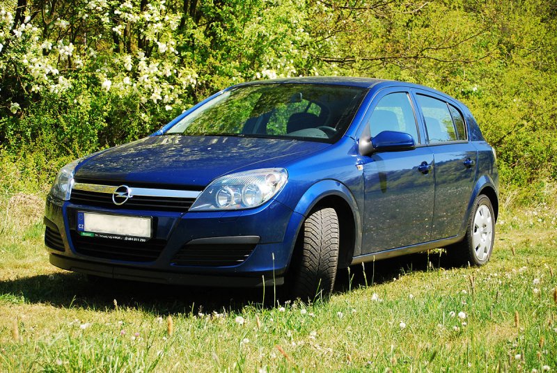 Opel Astra h 2007 синяя
