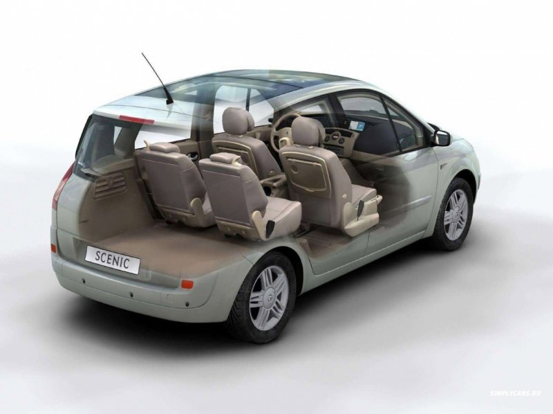 Renault Scenic 2 салон