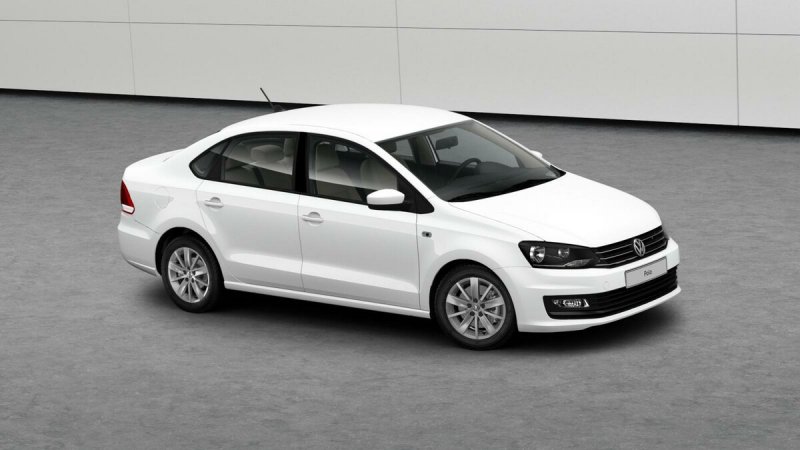 VW Polo 2017 белый