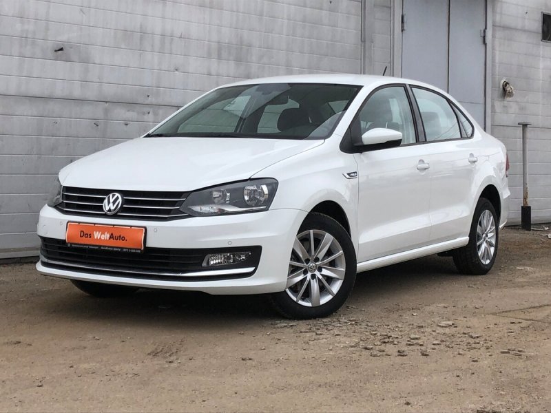 Volkswagen Polo 2018 белый