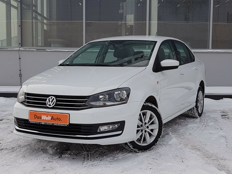 Volkswagen Polo 2017 белый