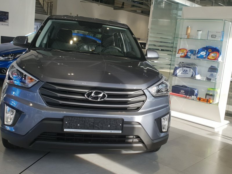 Hyundai Creta 2021 серебристая