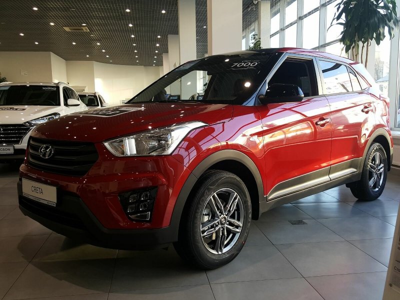 Hyundai Creta 2020 красная