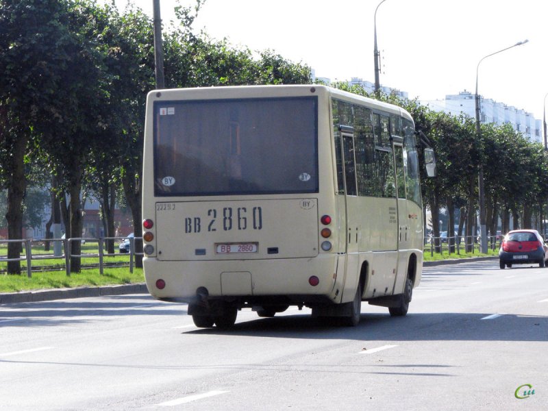 Автобус МАЗ В дороге