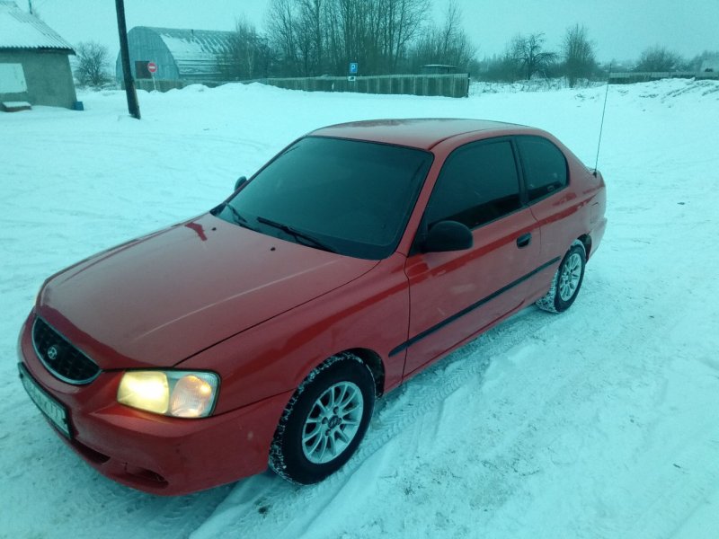 Hyundai Accent Coupe 1999 направляющие багажника