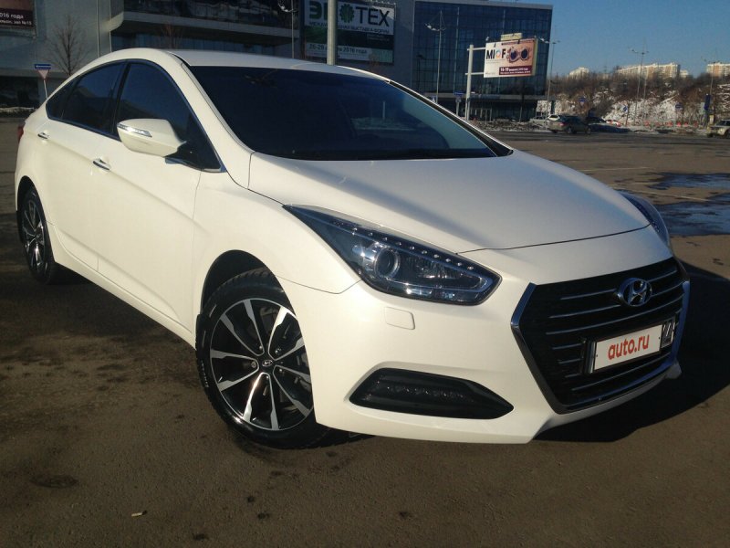 Хендай i40 2015 белая