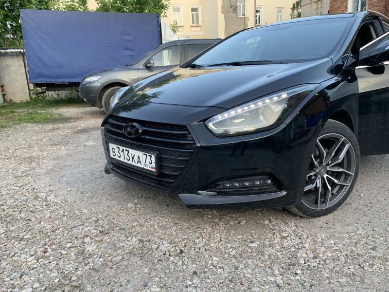 Антихром Хендай i40 черная