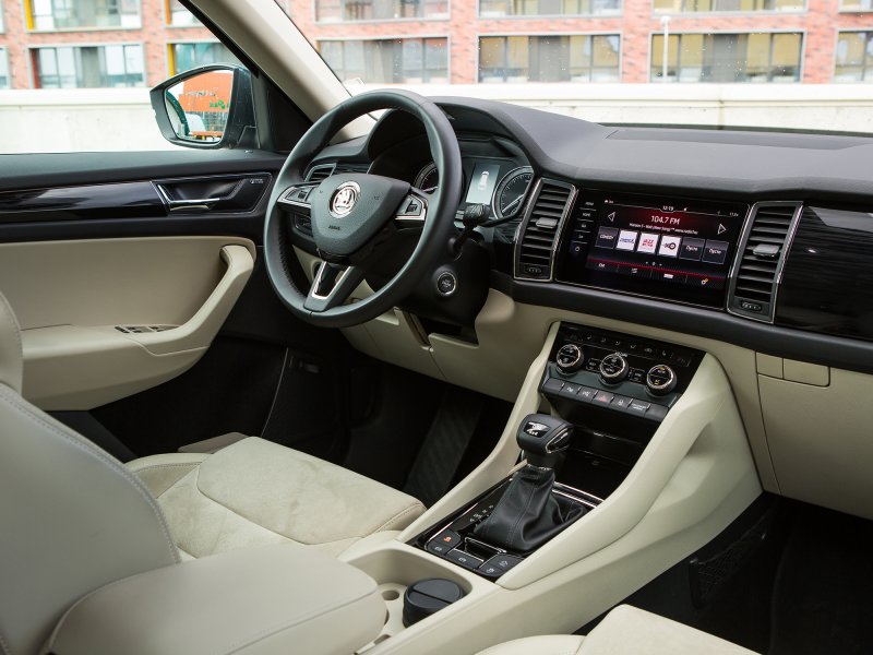 Skoda Kodiaq 2017 салон