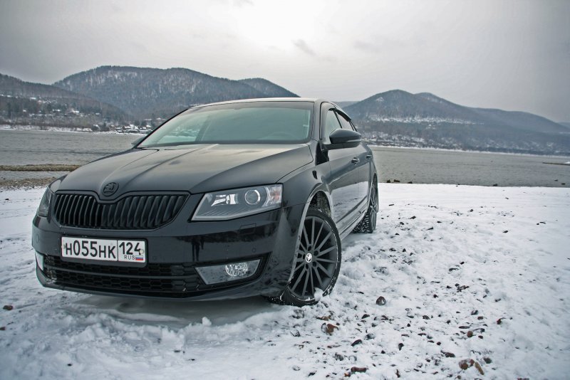 Skoda Octavia 2016 черная