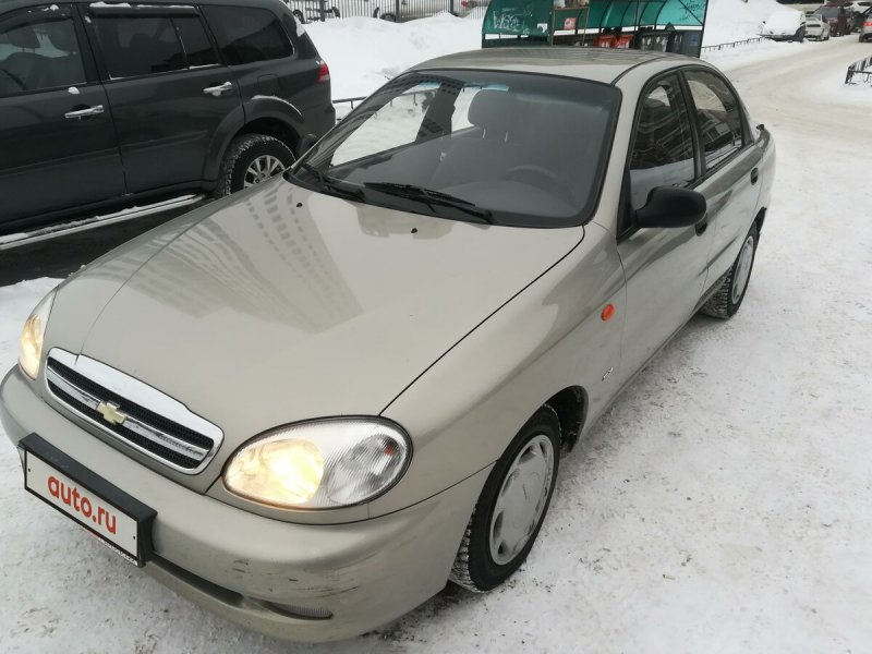 Chevrolet lanos серый 2008