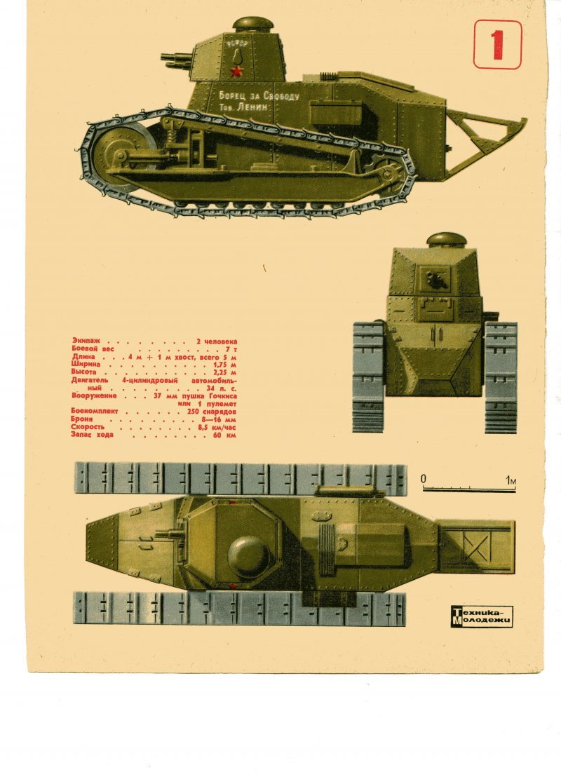 Танк рено фт 17