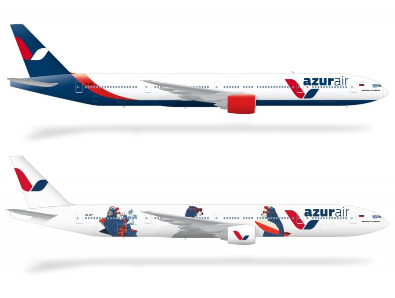 Azur Air Боинг 777-300er VQ-BZA