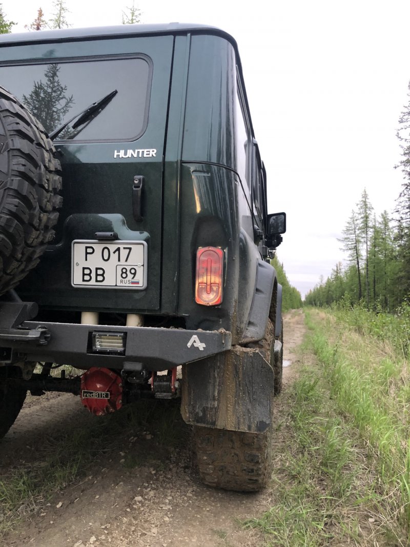 Задний номер на УАЗ 469