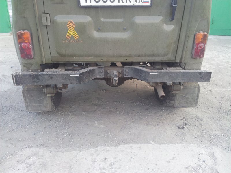 Задний бампер УАЗ 31519