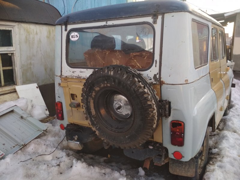 УАЗ 469 задняя часть