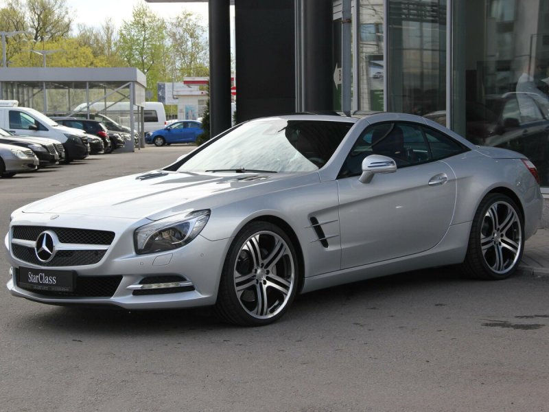 Mercedes SL 440 2013 серебристый