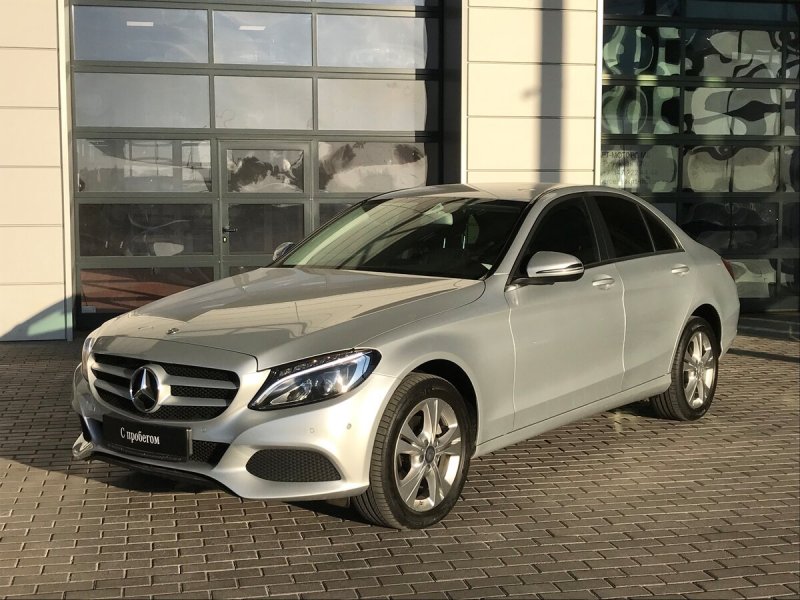 Mercedes c class w205 серебристый