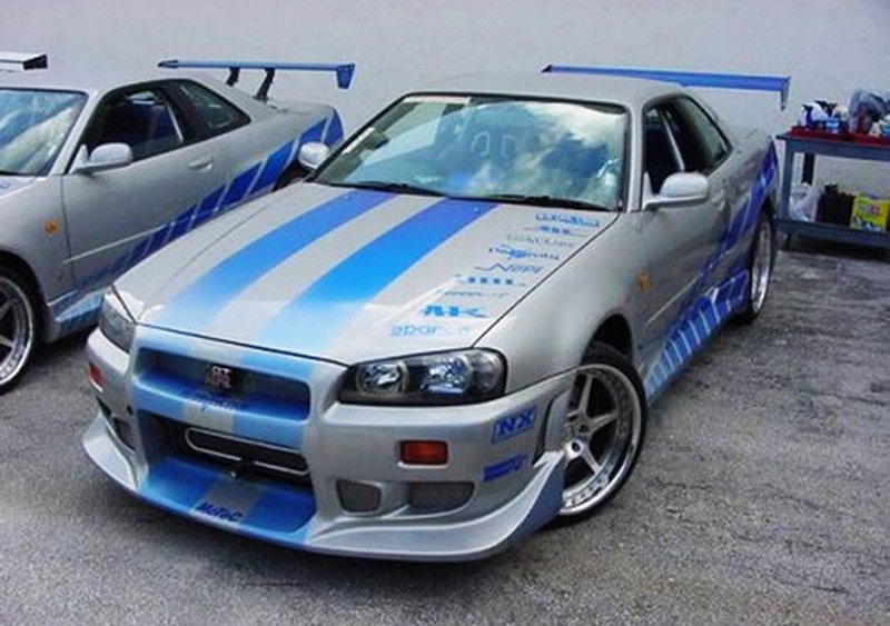 Nissan Skyline GTR r34 Форсаж