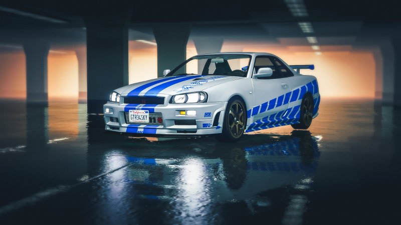 Nissan Skyline GTR 34 Форсаж