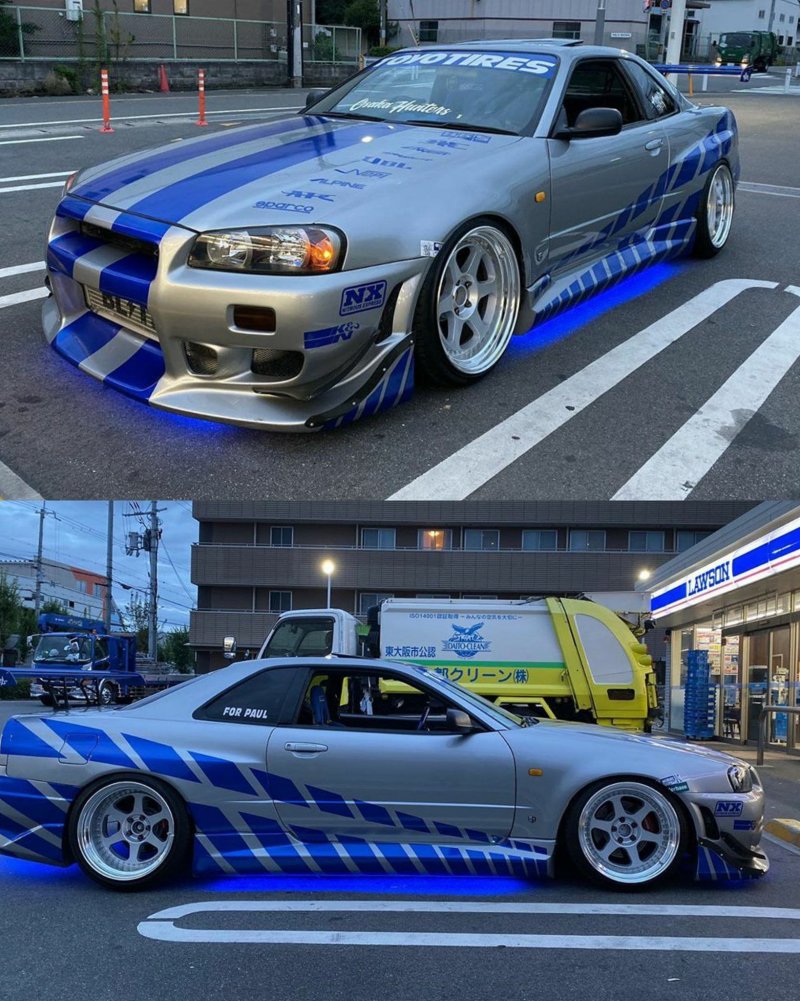 Nissan Skyline r34 Форсаж 2