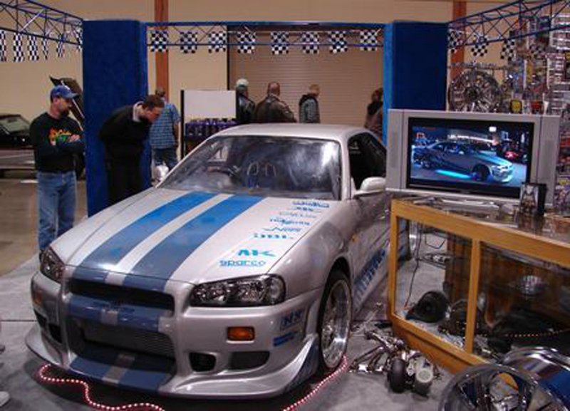 Nissan Skyline r34 из Форсажа салон