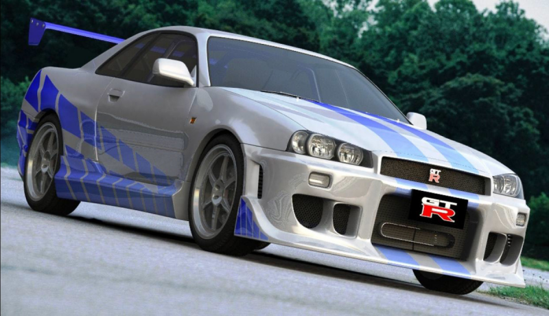 Nissan Skyline GTR 34 Форсаж
