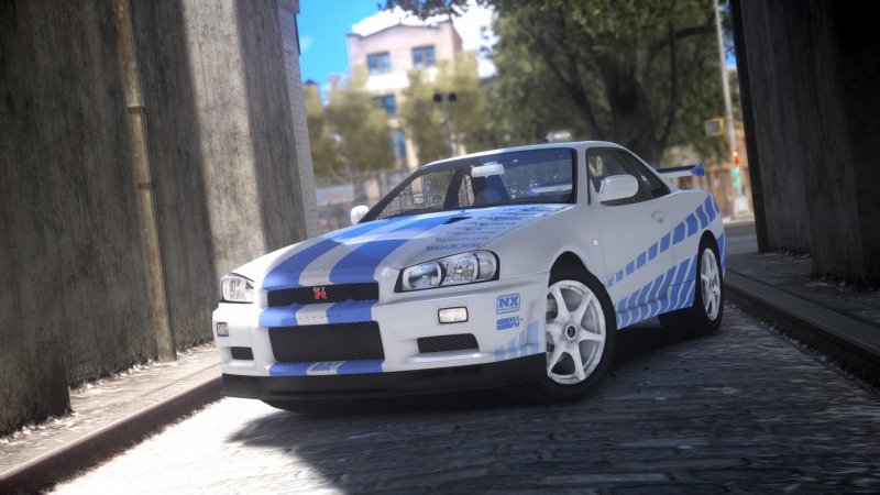 Nissan Skyline r34 fast and Furious 2