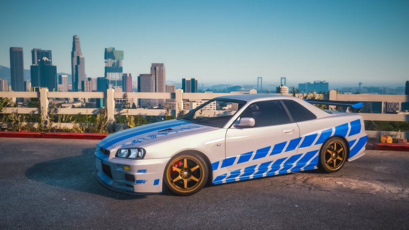 Nissan Skyline r34 Форсаж