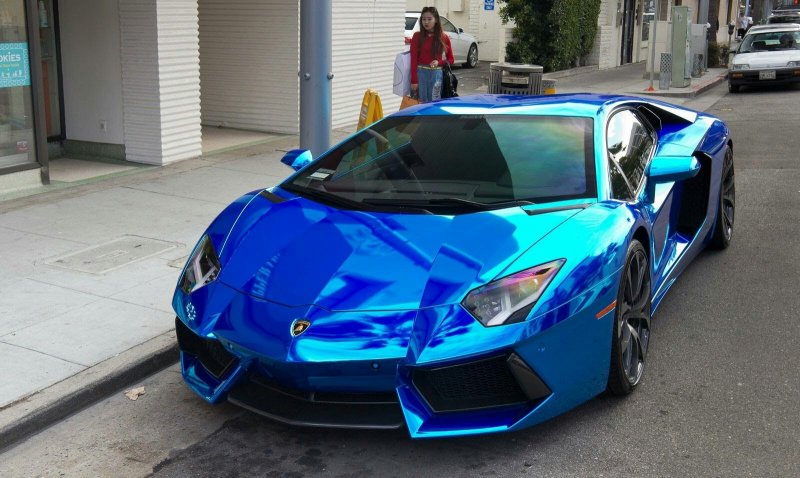Самый крутой синий Lamborghini