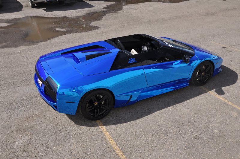 Lamborghini Red and Blue