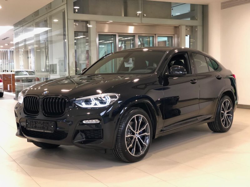 BMW x4 2020 черный карбон