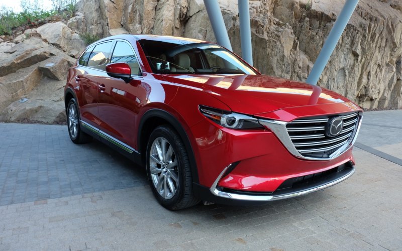 Mazda cx9 2021 красная