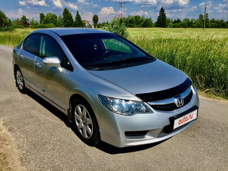Honda Civic 2007 седан черный