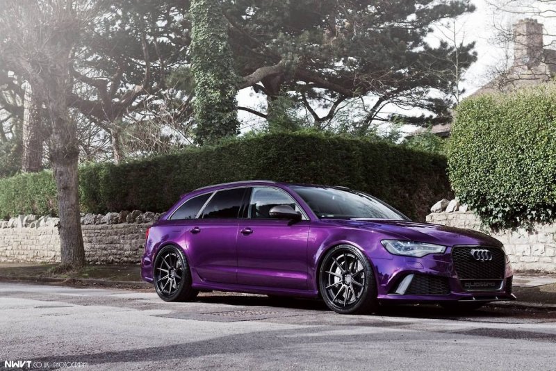 Audi rs6 фиолетовая