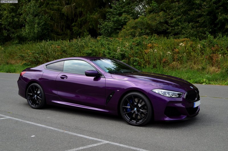 BMW 850m фиолетовая