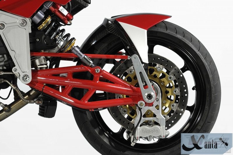 Мотоцикл Bimota tesi вилка