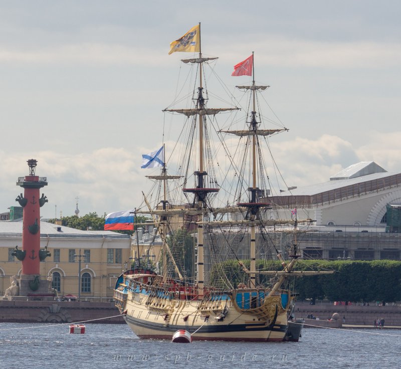 Санкт-Петербург 26 июля корабль Полтава