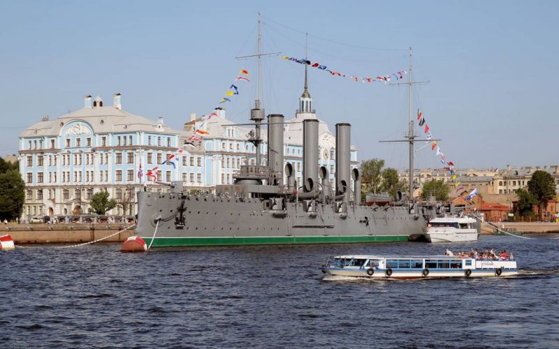 Крейсер Аврора в Санкт-Петербурге