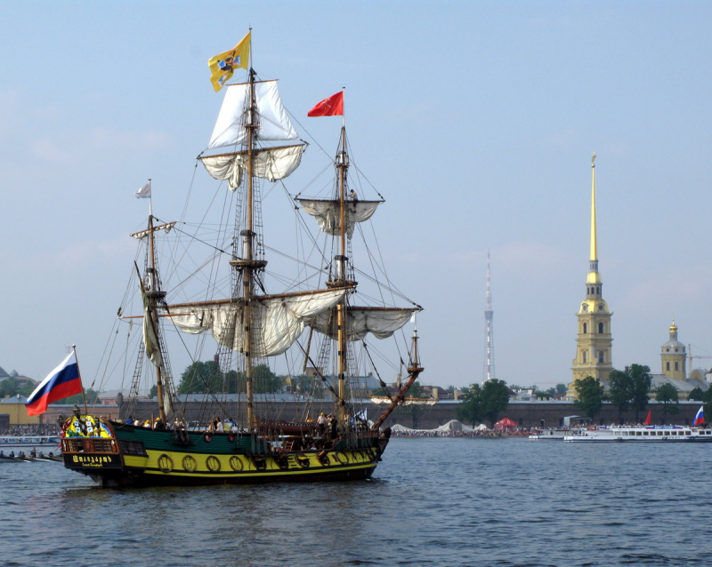 Фрегат Штандарт в Санкт-Петербурге