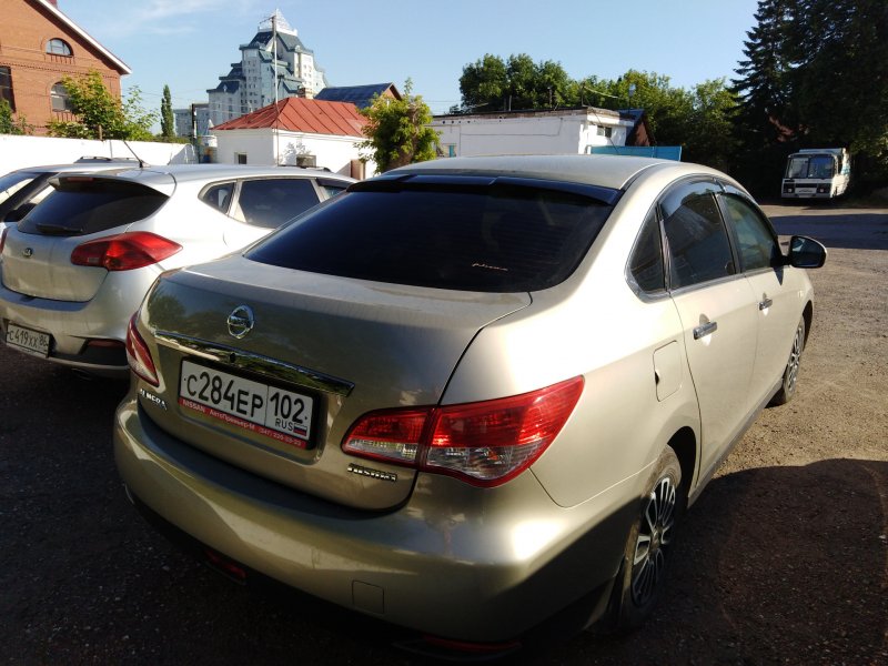 Nissan Almera g15 спойлер