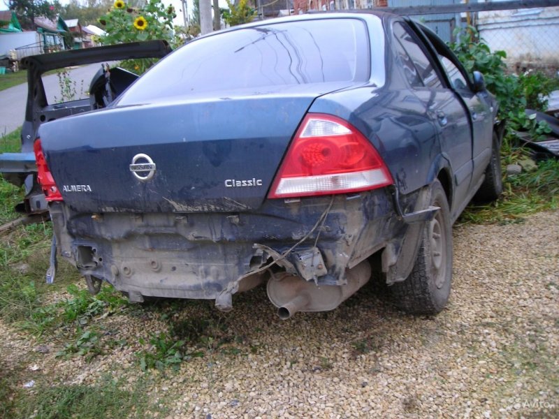 Almera Classic без бампера