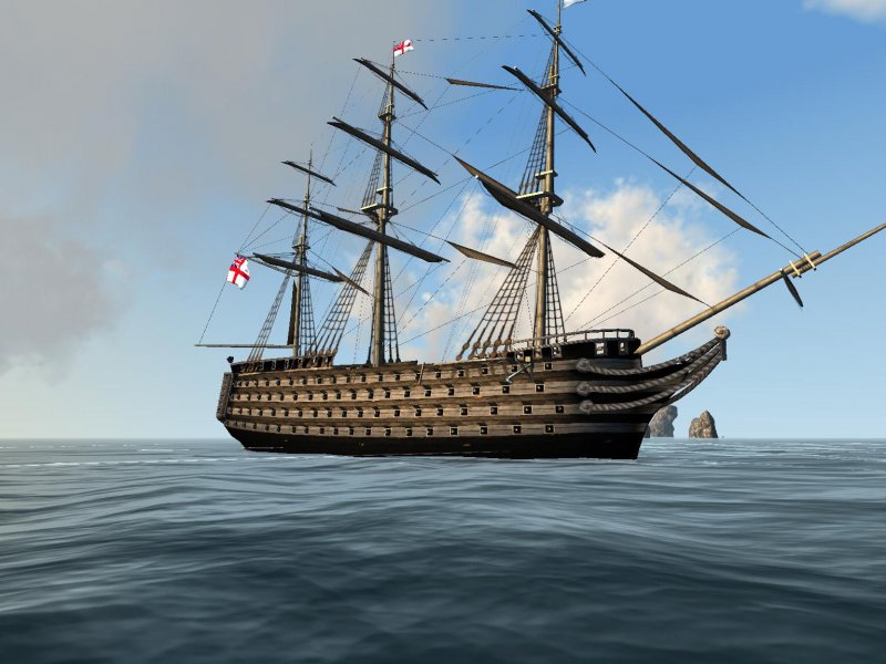 HMS Kent парусник