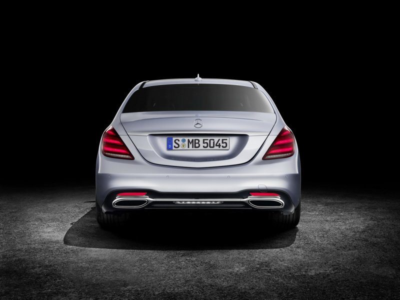 Mercedes s class w222 сзади